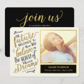 Croyez-vous juste une carte d'obtention de diplôme (Devant / Derrière)