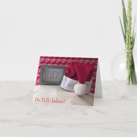 Croyez-Vous La Carte De Noël ? (Devant)