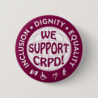 CRPD-Button Ronde Button 5,7 Cm