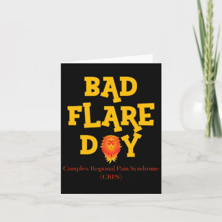 CRPS Awareness beroemd gemaakt door Flare Day Kaart