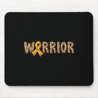 CRPS Awareness Warrior Sinaasappel Lint Luipaard P Muismat