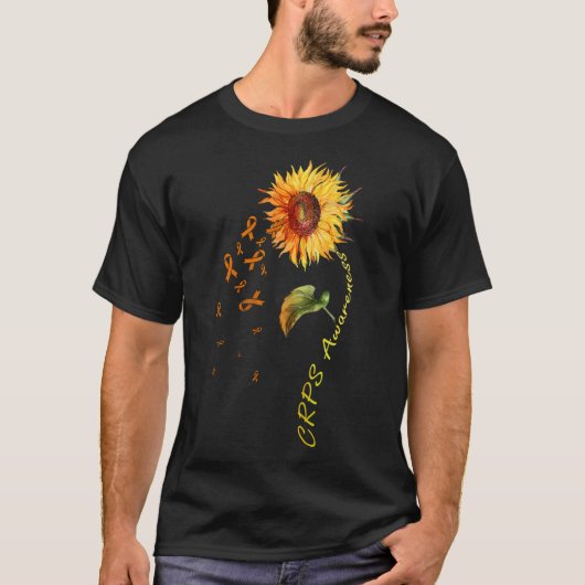 CRPS Awareness Zonnebloem T - shirts (Voorkant)