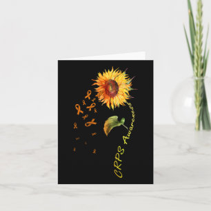 CRPS Awareness Zonnebloem T - shirts Kaart