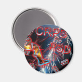 CRPS Blue Lightning Lames et aiguilles Magnet (Recto/Verso)