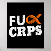 CRPS Oranje lint Causalgia reflex neurovasculair Poster (Voorkant)