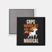 CRPS Warrior Magische Eenhoorn Sinaasappel Lint Ca Magneet (Voorkant / Achterkant)