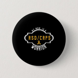 CRPSRSD Bewustzijn Oranje lint T-shirt cadeau voor Ronde Button 5,7 Cm