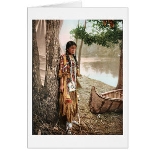 Cru 1897 de Hiawatha de Natif américain de