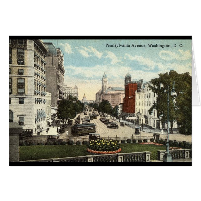 Cru 1912 de Repro de Washington DC d'avenue de la (Devant horizontal)