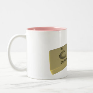 Cru als C-koolstof en Ru Ruthenium Tweekleurige Koffiemok