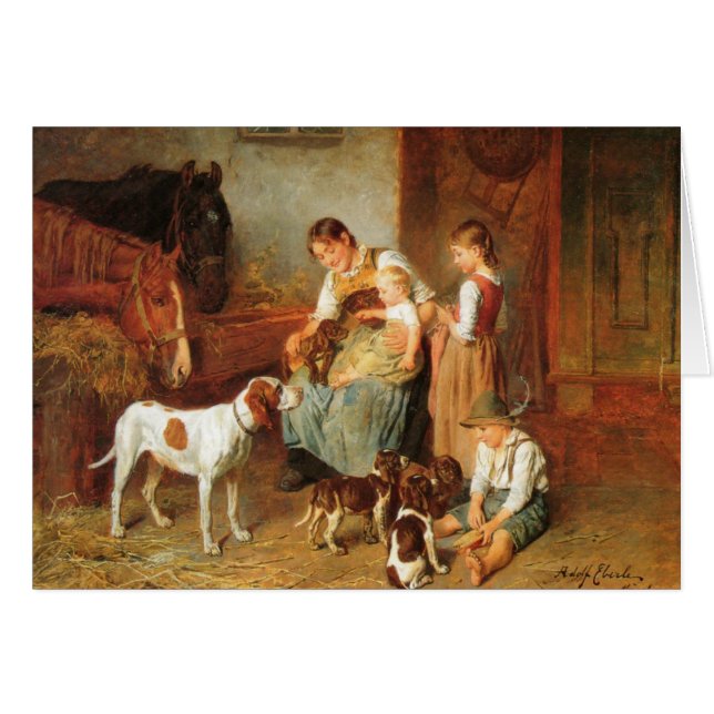 Cru - bébé de rassemblement de chiots, (Devant horizontal)