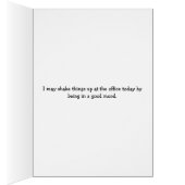 Cru - choses de secousse au bureau, (Intérieur (Droit))