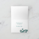 Cru d'hippocampe de plage de cartes de Merci de (Intérieur)