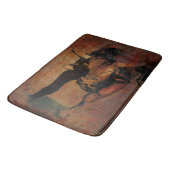 Cru d'un tapis de bain aimable Taureau occidental (Angle)