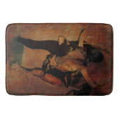 Cru d'un tapis de bain aimable Taureau occidental (Devant)