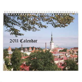 Cru Estonie de ~ de 2011 calendriers