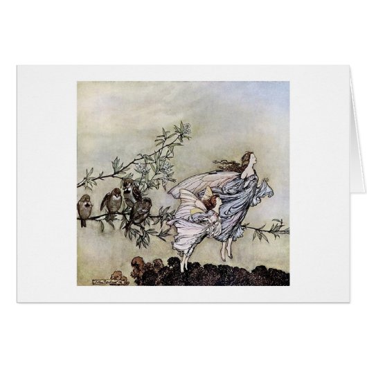 Cru - fées en vol, (Devant horizontal)