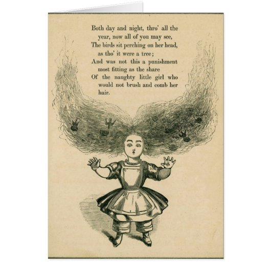 Cru - fille qui ne se brosserait pas les cheveux, (Devant)