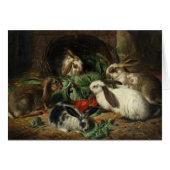 Cru - lapins mangeant ensemble, (Devant horizontal)