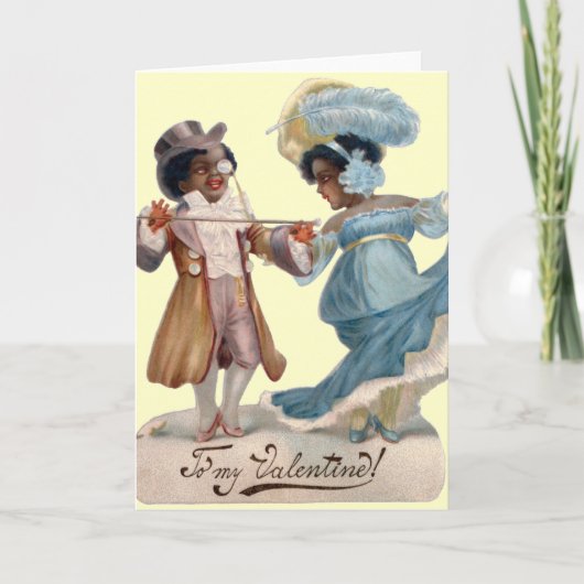 Cru ma carte de voeux de Valentine (Devant)