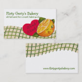 Cru mignon clignant de l'oeil la carte orange de (Devant / Derrière)