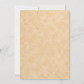 Cru occidental de style ancien de carte de (Dos)