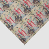 Cru PBN de papier de soie de soie de Chinoiserie (Détail)