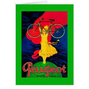 Cru PosterEurope de bicyclette de Peugeot