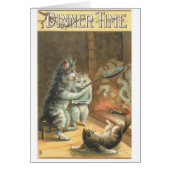 Cru - temps de dîner pour des chats, (Devant)