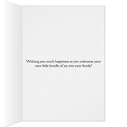 Cru - un cadeau pour le bébé, (Intérieur (Droit))