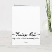 Cru une carte d'anniversaire an de garçon (Dos)