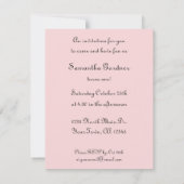 Cru une invitation an de fille d'anniversaire (Dos)