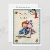 Cru une invitation an de garçon d'anniversaire (Devant / Derrière)