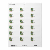 Cru vous souhaitant une étiquette de cadeau de (Feuille entière)