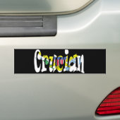 Cruciaanse Bumpersticker (Op auto)