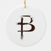 "Crucifié" Ornement en céramique 2022 (Dos)