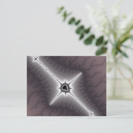 Crucifix - Carte postale fractale (Debout devant)