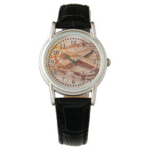 Crucifix en Crown of Thorns Horloge