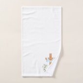 Crucifix et Lys (Serviette à main)