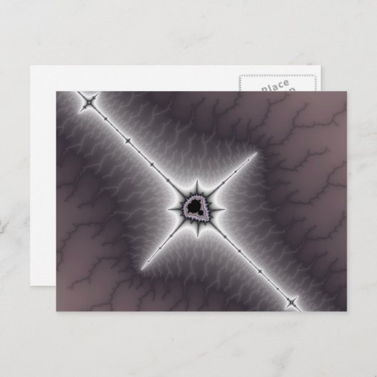 Crucifix - Fractaal Briefkaart (Voorkant / Achterkant)