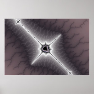 Crucifix - Fractaal Poster