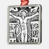 Crucifix-Ornament Metalen Ornament (Links)