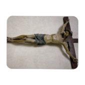 Crucifix (polychroomhout) magneet (Horizontaal)