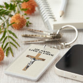 Crucifix Sleutelhanger (Voorkant Rechts)