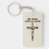 Crucifix Sleutelhanger (Voorkant)