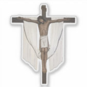 Crucifix Sticker (Voorkant)