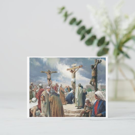 Crucifixatie Briefkaart (Staand voorkant)