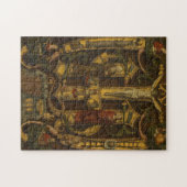 Crucifixatie Jezus religieuze  middeleeuwse kunst Legpuzzel (Horizontaal)