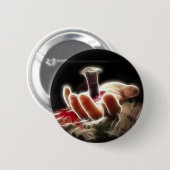 Crucifixatie Ronde Button 5,7 Cm (Voorkant /achterkant)