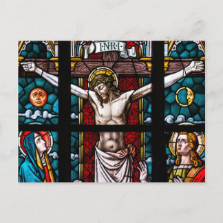 Crucifixatie van Jezus Briefkaart